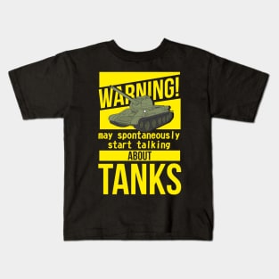 I spontaneously talk about tanks T-34-85 Kids T-Shirt